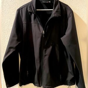 Swiss Tech, black mens coat size XL 46-48